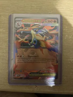 Pokemon TCG Mega Charizard Y Ex MEP 030 Black Star Promo Mega Evolution NM - Image 1