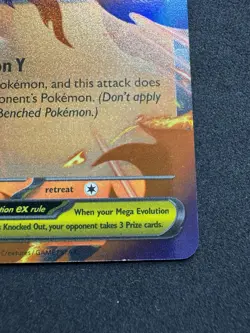 Mega Charizard Y ex MEP 030 Mega Evolution Black Star Promo Rare Pokemon TCG -NM - Image 5