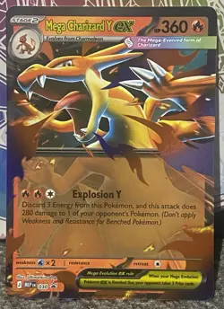 2026 POKEMON MEGA EVOLUTION - MEGA CHARIZARD Y EX 030 BLACK STAR PROMO M/NM - Image 1