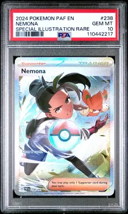 Nemona - Special Illustration Rare - Pokemon Paf En-Paldean Fates 238 NM PSA 10 - Image 1