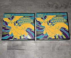 Pokemon Mega Evolutions Ascended Heroes ETB Elite Trainer Box Lot Of 2 NO TEARS - Image 1