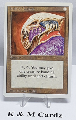 MTG - 3rd Edition - Revised - Helm of Chatzuk - Rare - LP+ NM - Image 1