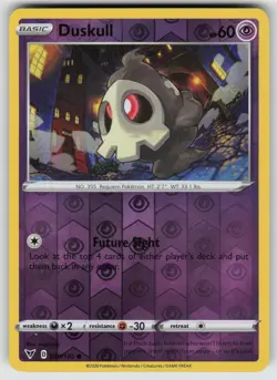 Duskull 069/185 Common Vivid Voltage Pokemon Reverse Holo Near Mint - Image 1