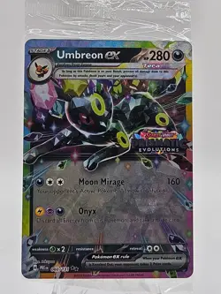Pokemon Umbreon ex 060/131 Prismatic Evolutions Sealed Promo Pokemon TCG A - Image 1