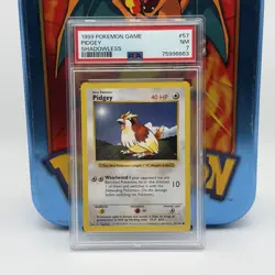 Pokemon 1999 Shadowless PSA Lot - Pidgey Magnemite Machop Onix - Image 2