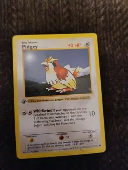 Pidgey 57/102 | Base Set | 1ST EDITION SHADOWLESS | Vintage Pokemon TCG - Image 1