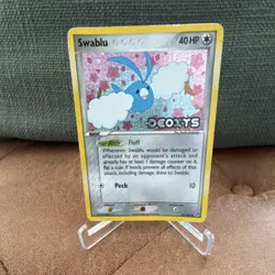 Pokemon Swablu EX - *Deoxys Stamped* - 79/107 Holo - DMG - Image 1