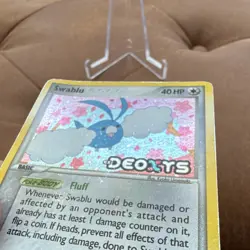 Pokemon Swablu EX - *Deoxys Stamped* - 79/107 Holo - DMG - Image 5