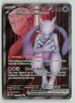 Team Rocket's Mewtwo ex - 213/182 - SV10: Destined Rivals (DRI) Pokemon - Image 1