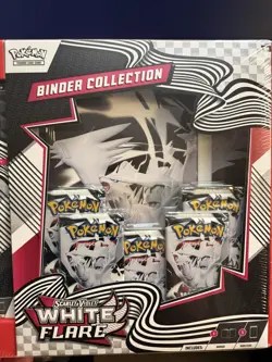 Pokemon Bolt Flare Poster & White Flare Binder Snivy Tepig Oshawott Collection - Image 2