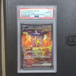 Pokemon Raging Bolt ex 208/162 SV05 Special Illustration Rare Holo PSA 10 - Image 1