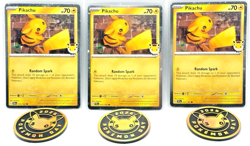 Pokemon TCG Pikachu 051 /162 2026 Pokemon Day Stamped Promo MINT (x3) - Image 1