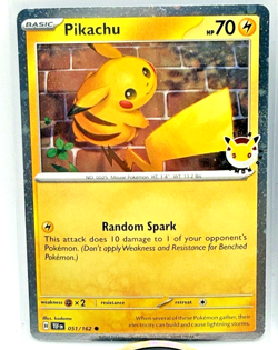 Pokemon TCG Pikachu 051 /162 2026 Pokemon Day Stamped Promo MINT (x3) - Image 2