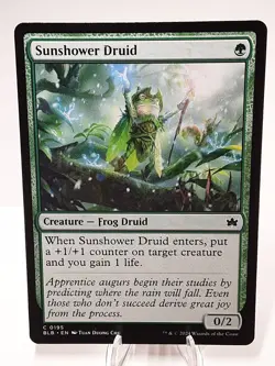 MTG - Bloomburrow - Sunshower Druid - #0195 - Playset x4 - Near Mint - Image 1