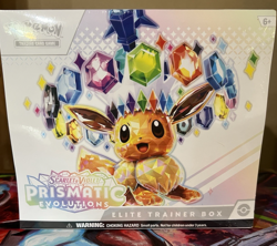 Pokemon Prismatic Evolutions ETB Elite Trainer Box Brand New Factory Sealed - Image 1