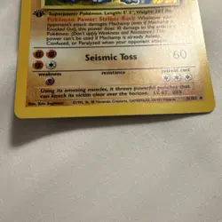 Pokemon Machamp 8/102 Base Set Unlimited Holo Rare 100HP - Image 3