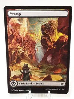 MTG - Bloomburrow - Swamp - Full Art - #0272 - Playset x4 - Near Mint - Image 1