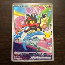 Litten (First Partner) 044 Holo Pokemon Mega Evolution Promos 2026 NM/M - Image 1