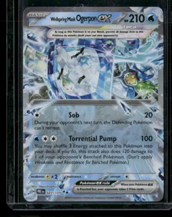 Pokemon SV: Prismatic Evolutions #027/131 Wellspring Mask Ogerpon ex - Image 1
