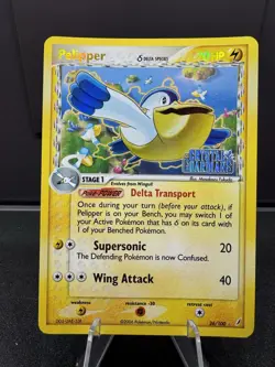 Pokemon Pelipper Delta Species Reverse Holo Rare Crystal Guardians 26/100 - Image 1