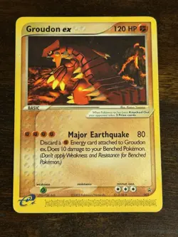 Groudon EX #002 Regular Black Star Promo Pokemon TCG - Image 1