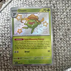 Pokemon TCG Gloom Scarlet Violet: Paldean Fates 093/091 Holo Shiny Rare - Image 1