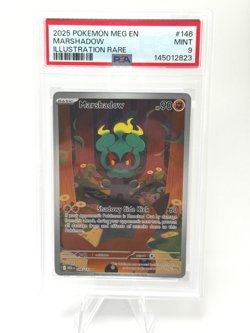 Pokemon Marshadow Illustration Rare Mega Evolution 146/132 PSA 9 - Image 1