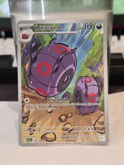 Whirlipede Black Bolt 133/086 Illustration Art Holo English Edition Pokemon TCG - Image 1