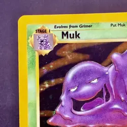 Pokemon TCG Fossil Holo Muk 13/62 - Image 4