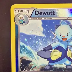 Pokemon TCG Black & White Reverse Holo Dewott 29/114 - Image 4