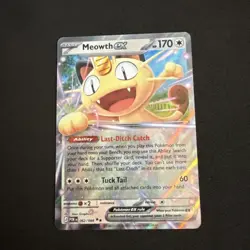 The Pokemon Company Meowth EX 062/088 Me03 Perfect Order Foil 170 HP Basic - Image 1