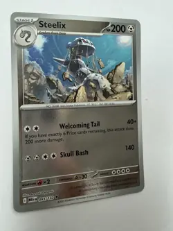 Pokemon Steelix 093/132 Rare Megavolt NM Reverse Halo - Image 3