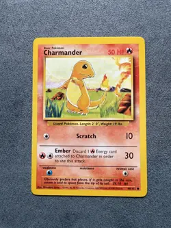 Pokemon TCG Charmander Base Set 46/102 Regular ( NM) - Image 1