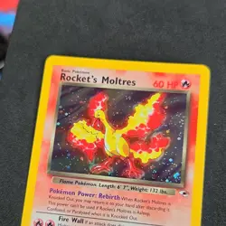 Pokemon Rocket's Moltres 12/132 Holo Rare Basic TCG NM/NM+ - Image 4