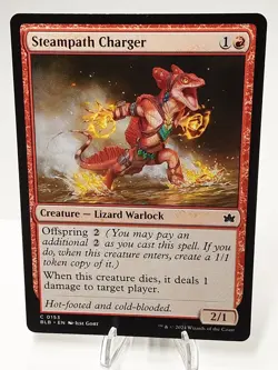 MTG - Bloomburrow - Steampath Charger - #0153 - Playset x4 - Near Mint - Image 1