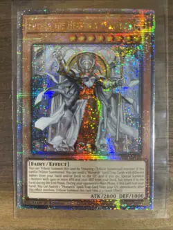 Ehther the Heavenly Monarch Quarter Century Secret 1st RA04-EN018 NM Yugioh - Image 1