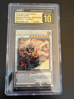 YUGIOH CGC GRADED LOT OF 7 ALL SUPREME DARKNESS RANGE FROM PRSITINE 10's TO 8.5 - Image 2