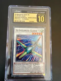 YUGIOH CGC GRADED LOT OF 7 ALL SUPREME DARKNESS RANGE FROM PRSITINE 10's TO 8.5 - Image 3