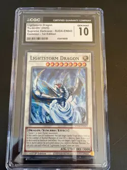 YUGIOH CGC GRADED LOT OF 7 ALL SUPREME DARKNESS RANGE FROM PRSITINE 10's TO 8.5 - Image 4