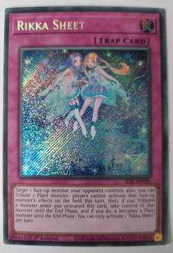 Yu-Gi-Oh! - Rikka Sheet - SESL-EN026 - 1st Edition - Image 1