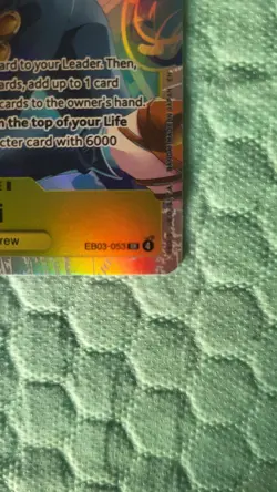 Bandai One Piece Nami EB03-053 Special Full Art Holo Heroines Extra Booster - Image 5