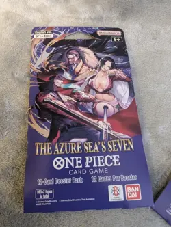 One Piece Single Booster Pack, The Azure Sea's Seven. New, sealed and unweighed - Image 4