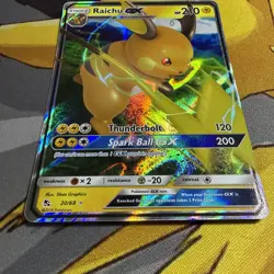Raichu GX 20/68 - Hidden Fates Pokemon TCG Ultra Rare - Image 2