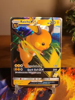Raichu GX 20/68 - Hidden Fates Ultra Rare - Pokemon TCG (NM) - Image 1