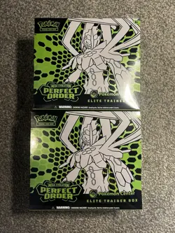 2 x Pokemon TCG Perfect Order Pokemon Center ETB (Brand New & Sealed)BOTH DENTED - Image 1