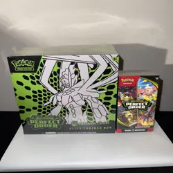Perfect Order POKEMON CENTER ETB Pokemon and BOOSTER Bundle (New & Sealed) 🔥 - Image 1