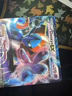 Deoxys EX (Team Plasma) 53/116 Plasma Freeze Holo NM Whitening On Back - Image 3