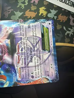 Deoxys EX (Team Plasma) 53/116 Plasma Freeze Holo NM Whitening On Back - Image 4
