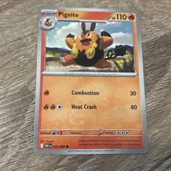 Pignite - 012/086 - Common - Near Mint White Flare Pokemon Card - Image 1