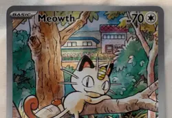 Pokemon TCG Meowth Card 106/094 Basic HP 70 Holo PFLN English 2025 - Image 3